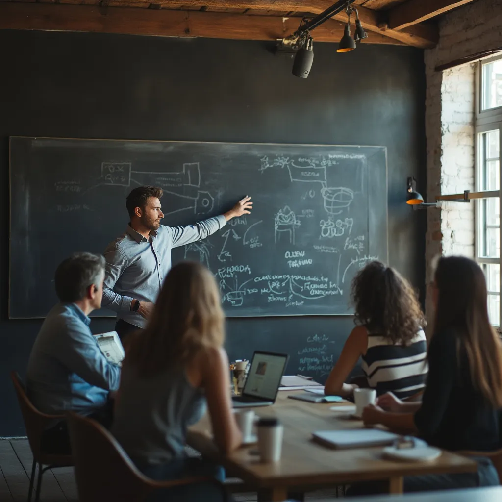 Sesión de coaching grupal en Mendoza
